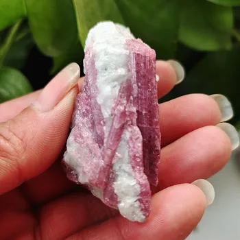 Prírodný kameň slivkové kvety turmalín surovín, minerálnych vzoriek domáce dekorácie surové kryštály gem zber