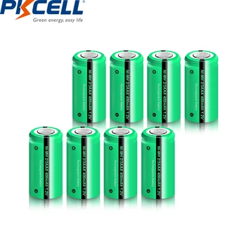 10pcs 2/3 aaa batérie 400mah 1.2 v 2 3 aaa nimh nabíjateľné batérie flat top pre solárne svetlo hračky