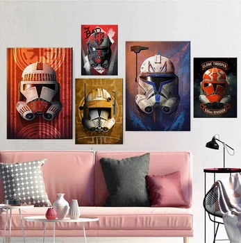 Maliarske plátno Star Wars Americká Dráma, sci-fi Série Wall Art Nordic Plagáty a Tlačí Fotografie Obývacia Izba Dekor