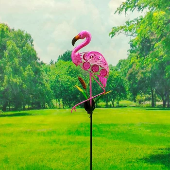 Led Solárne Záhradné Svetlo Kovové Duté Flamingo Trávnik Vklad Lampa Dvore Solárne Led Osvetlenie Pre Vonkajšie Záhradné Dekorácie