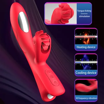 Dospelých Oheň A Ľad Vibrátor Ženskej Ruke Vibrátor G-Spot Stimulátor Klitorisu Sex Stroje Hračky Pre Ženy Pošvy Masturbácia