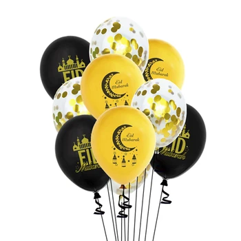 Eid Mubarak Balón Dekor Nastaviť Pomoci Moubarak Dekor Ramadánu Kareem Star Fóliový Balón Strany Eid Mubarak Balóny, Dekorácie