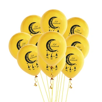 Eid Mubarak Balón Dekor Nastaviť Pomoci Moubarak Dekor Ramadánu Kareem Star Fóliový Balón Strany Eid Mubarak Balóny, Dekorácie