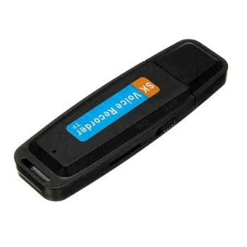 U-Disk Digitálne Audio Hlasový Záznamník Pero, Nabíjačka, USB Flash Disk, Až 32 gb Mini SD TF Vysokej Kvality