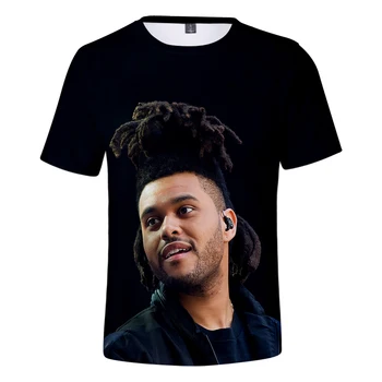 Nové Populárnej 3D Tlač The Weeknd T Shirt Pohodlné Muži/chlapec Lete The Weeknd T-shirt Harajuku Mäkké Teplé Predaj pánske Tričko
