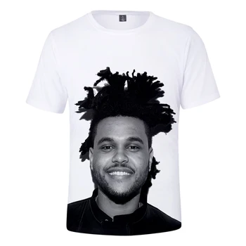 Nové Populárnej 3D Tlač The Weeknd T Shirt Pohodlné Muži/chlapec Lete The Weeknd T-shirt Harajuku Mäkké Teplé Predaj pánske Tričko