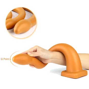Super dlhý Silikónový Veľký análny vibrátor zadok plug masáž prostaty riti dilator pošvy masturbácia dospelých sexuálnu hračku pre ženy análny sex