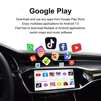 MMB autorádia CarPlay Ai Box 4+32G Systém Android Media Player Bezdrôtový Zrkadlenie Pre Audi MB VW spoločnosti Ford, Hyundai Škoda Volvo