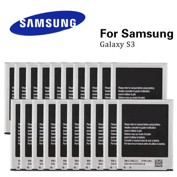 20pcs Batérie EB-L1G6LLU pre Samsung Galaxy S3 i9300 i9305 i9308 i747 i535 L710 2100mAh S NFC Najlepšiu Kvalitu