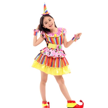Halloween, Deň Detí Purim Cirkus Klaun Kostýmy Chlapcov Deti Smiešny Klaun Fantasia Chlapec Dievčatá Cosplay Deti Zdobiť