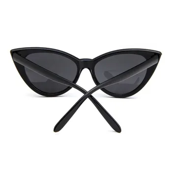 Nové Retro Módne slnečné Okuliare Ženy Značky Dizajnér Vintage Cat Eye Čierna Biela Slnečné Okuliare Žena Lady UV400 Oculos