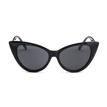 Nové Retro Módne slnečné Okuliare Ženy Značky Dizajnér Vintage Cat Eye Čierna Biela Slnečné Okuliare Žena Lady UV400 Oculos