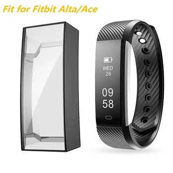 Hodinky puzdro pre Fitbit Alta Náramky TPU Soft All-Around Screen Protector nárazník Pre Fitbit Ace Alta HR sledovať Kryt Prípade