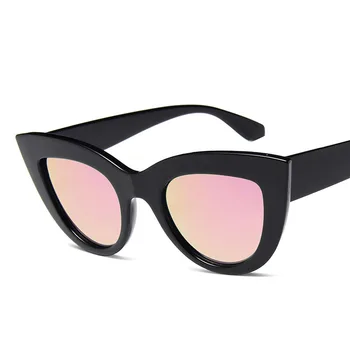 Cat Eye Módne slnečné Okuliare Ženy Vintage Luxusné Značky Dizajnér Čierne Okuliare, Slnečné Okuliare Pre Ženy UV400 Okuliare Odtiene