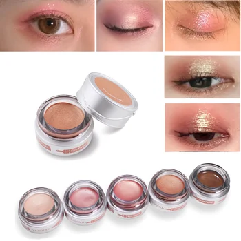 Monochromatické Eyeshadow Pearl Kovovým Leskom Svietiť, Lesklé Nepremokavé Nie Rozmazať Začiatočník Make-Up, Očné Tiene Krása Kozmetika