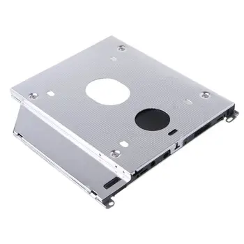 Hliníkové 2. HDD Caddy 9,5 mm 12.7 mm, SATA 3.0 Optibay Pevného Disku Box Krytu DVD Adaptér Prípade 2.5 SSD Pre Notebook