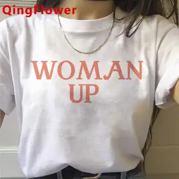 Feministické Feminism Dievča Moc t-shirt ženy tlač grunge biele tričko top tees t shirt harajuku