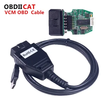 OBDIICAT Profesionálne OBD USB Rozhranie Pre Ford VCM OBD Diagnostický Kábel FocomVCM OBD OBDII Auto Diagnostický Scanner
