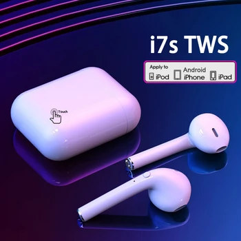 I7s tws Bezdrôtové Slúchadlá Bluetooth 5.0 Slúchadlá športové Slúchadlá Slúchadlá S Mikrofónom Plnenie box Slúchadlá Pre všetky smartphony