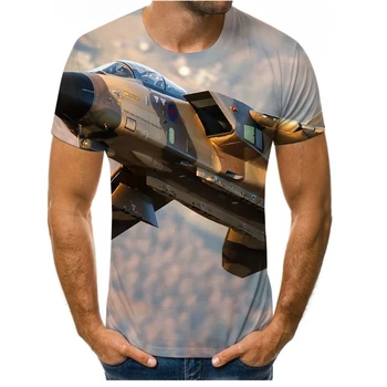 2021 nové pánske 3D T-shirt bežné krátke rukávy O-neck fashion prírodné tlač T-shirt pánske T-shirt top strom