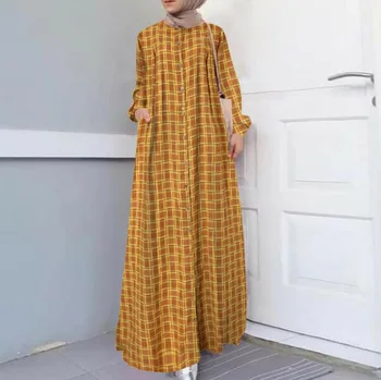 Ramadánu Turecko India Moslimských Šaty Vyšívané Abaya Duabi arabčina Vestidos Moroccon Kaftan Islamské Oblečenie jilbab Šaty Župan 2021