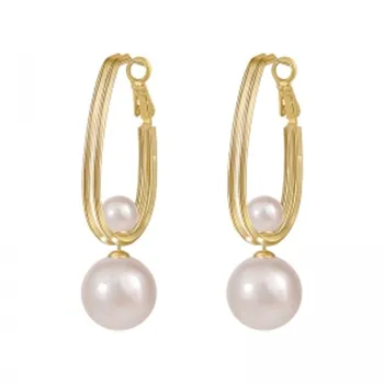 2021 kórejský módne stud luxusné náušnice perly drop visieť náušnice dizajnér vyhlásenie earings šperky pre ženy šperky