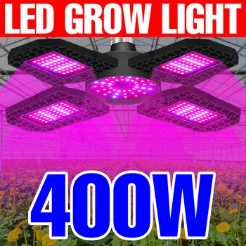 220V LED Rastlín Rastú Svetlo E27 Phytolamp 110V Semená kvetov Žiarovky 300W 200W 400W E26 Hydroponické LED Panel Fitolamp Vnútorné Osvetlenie