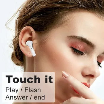 TWS Bluetooth 5.0 Slúchadlá Zníženie Hluku Bezdrôtové Stereo Slúchadlá Športové Headset, Handsfree Slúchadlá S Nabíjanie Box