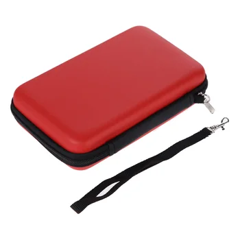 EVA puzdro, Vrecko pre Nové 3DS XL 3DS LL 3DS XL Skladovacie puzdro pre Nintendo Puzdro Ťažké Tašky s Popruhom Červená/Modrá/Čierna
