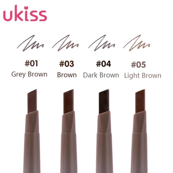 UKISS Obočie Ceruzka Nepremokavé Potu Dlhotrvajúci Non-Označenie Non-Rozmazaný, Tenké Hlavy, Očí Obočie make-up 4 Farby