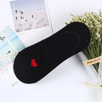 5 párov dámske ponožky Kawaii Bavlna Japonský štýl kórejský štýl, Anti-slip Neviditeľné krátke no-show módne Členkové ponožky roztomilý