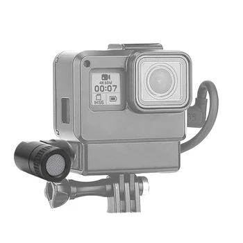 COMICA CVM-VS07 Mini Flexibilné Plug-In Všesmerového Mikrofón Mic Nastaviteľné Pre GoPro Akcia Fotoaparát DSLR Fotoaparát Smartphone