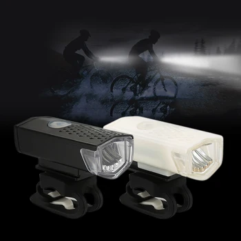 Požičovňa bicyklov Svetlo LED predné svetlo zadné svetlo Zadné Ostrohové Výstraha jazda na Bicykli Prenosné Svetlo USB Nabíjateľná Baterka Bicykli