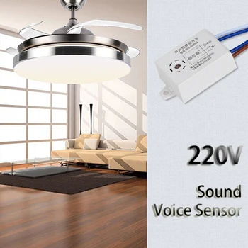 Zvukový Senzor Switch Modul Detektor 220V Zvuku Hlasu Senzor Intelligent Auto On Off Spínač svetiel, Senzor Stabilné Pre Smart Home