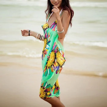 Pláž Kryt Ups Stripe Bikini Zakryť Pre Ženy S Strapec Letné Plážové Šaty Dámske Tuniky Plavky Plus Veľkosť Plaviek 2021