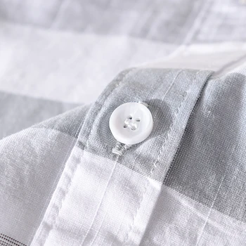 2020 Leto-krátke rukávy bavlnené tričko muži móda pruhy košele pre mužov, ležérne, pohodlné tričko pánske košieľka camisa