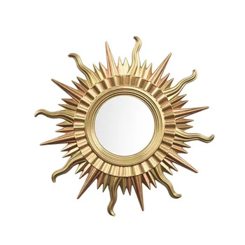DIY Crystal Epoxidové Živice Formy Sun Disk Nepravidelný Zrkadlo Rám Formy Ornament Silikónové Formy Ručné Remeslá, Takže Nástroj Príslušenstvo