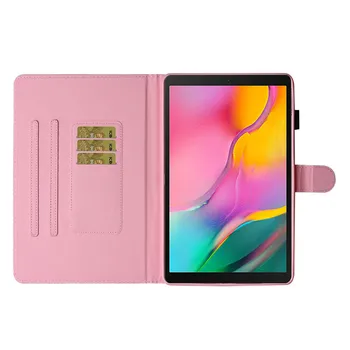 Coque pre Samsung Galaxy Tab 8 2019 Prípade SM-T290 Deti Mačka Jednorožec Cartoon Carcasa Tablet Samsung Tab 8 2019 puzdro