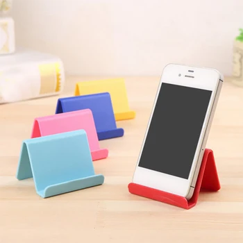 Mobilný Telefón Majiteľa Stolnému Stojanu Plastové Mini Prenosné Candy Farby Mini Prenosný Univerzálny Držiak Na Stenu Pre Smartphone