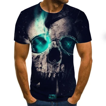 Najnovšie 3D vytlačené T-shirt atrament kreslenie vzor krátkym rukávom letné ležérny top T-shirt módne O-neck T-shirt pre mužov