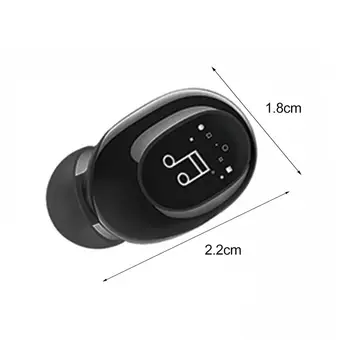 1Pc F911 Mini ABS Bluetooth 5.0 Handsfree Touch Ovládania Slúchadlá In-ear Slúchadlá Bezdrôtové Slúchadlá pre športovú Jazdu