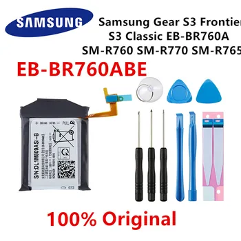 SAMSUNG Pôvodnej EB-BR760ABE 380mAh Batéria Pre Samsung Výstroj 3 Frontier / Classic SM-R770 SM-R760 R765 SM-R765S Batérie+Nástroje