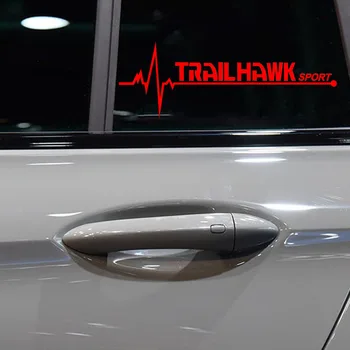 2 KS Auto Samolepky Bočné Okno Cool Obtlačky Pre Jeep Compass Cherokee Trailhawk
