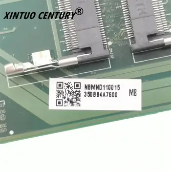 DA0ZYVMB6D0 NBMND110015 Pre acer aspire E5-721 Quanta notebook doske NB.MND11.001 AM6310 Testovaných pamäťových modulov DDR3