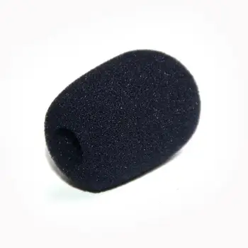 10PCS/set Black Náhradné Penové Kryty Čelné sklo čelné Sklo Hubky Kryty pre Headset Mikrofón Mic Kryt