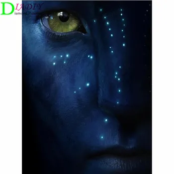 2021 Nové Úplné Kolo Film Avatar Diamond kreslenie Diamond výšivky 5D DIY Diamond nastavenie Domáce dekorácie, darčeky