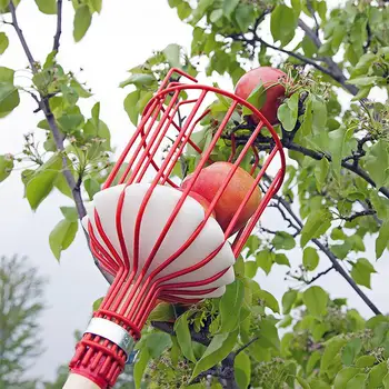 Nový Príchod Ovocie Picker Nastaviteľné Hlboký Kôš Pohodlný Zber Ovocia Zberateľ Catcher Apple Broskyňa Zber Záhradného Náradia
