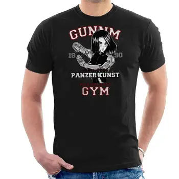 Alita Battle Angel Gunnm Gymer pánske T-Shirt Rukáv T Shirt Lete Muži Topy Oblečenie Letné Štýl Mens T-Shirt Plus Isze