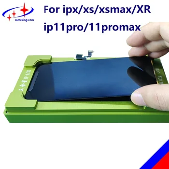 2 v 1 Univerzálny Laminovanie Formy pre iPhone 12 pro max XR X XS max OCA Sklo LCD Dotykový Displej Zarovnanie Plesne Lepidlo Miesto Mat