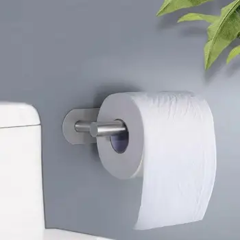 Toaletný papier držiak na zavesenie na stenu ocele skladovanie hrdza-dôkaz prívesok roll kúpeľňa papiera držiak na wc háčik toi Q6F3